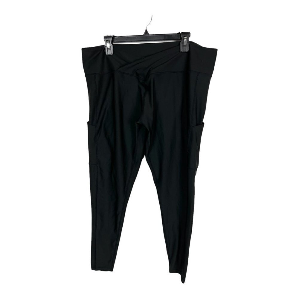 Obsession black leggings‎ with side pockets